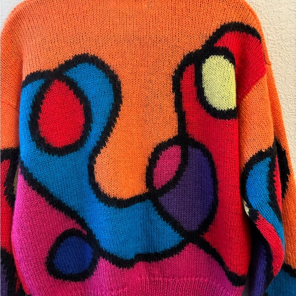 Colorful Women's Sweater by Chelsea Young - Picture 7 of 9